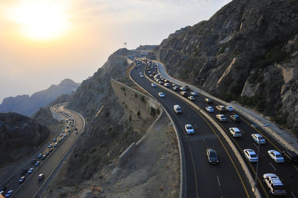 طريق الهدا الجبلي في الطائف